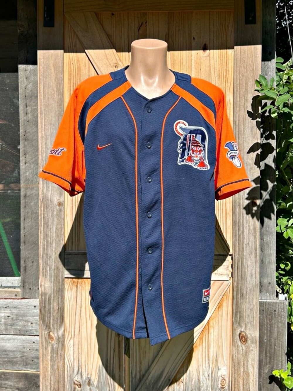 Nike Detroit Tigers Ivan Pudge Rodriguez #7 Baseball Jersey~M~